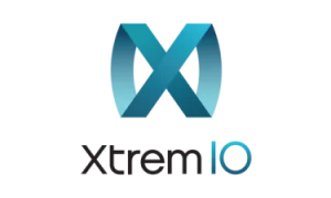 Logo featuring a stylized, overlapping blue gradient X above the black text xampp with a blue gradient section.