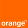 The image shows an orange square with the word orange in white lowercase letters at the bottom right corner. A small TM symbol appears above and to the right of the text.